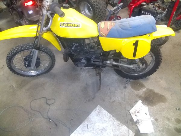 suzuki 80cc 2 stroke dirt bike