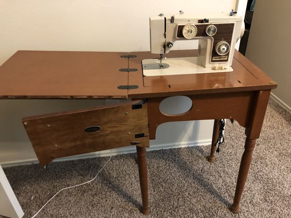 Vintage Dial ‘n Sew sewing machine and table for Sale in Montgomery, TX ...