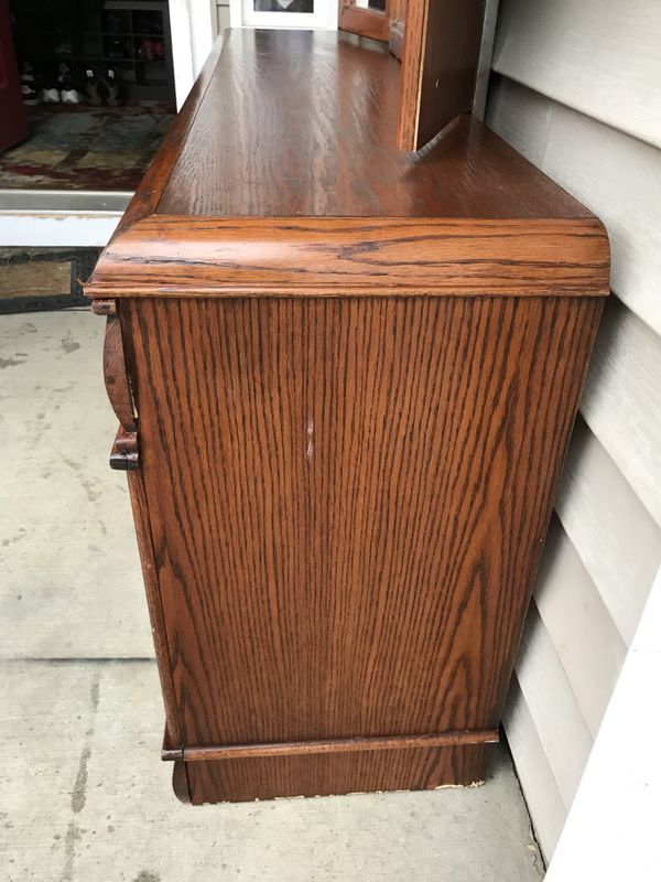 PRICE IS FIRM... Blackhawk Furniture 7 Drawer Dresser with Mirror for