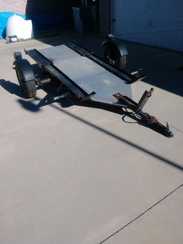 Fold-up motorcycle trailer for Sale in Moreno Valley, CA - OfferUp