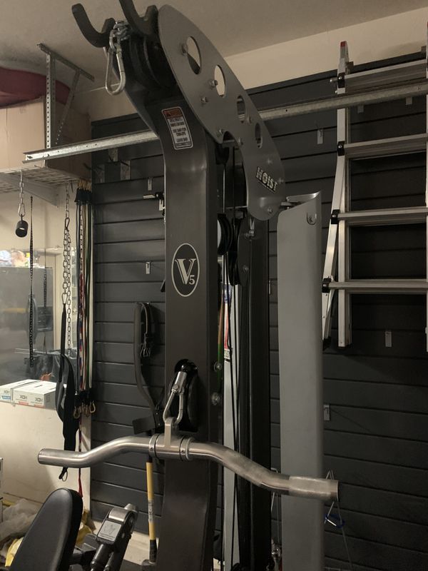 Hoist V5 home gym with leg press attachment for Sale in Chandler, AZ OfferUp