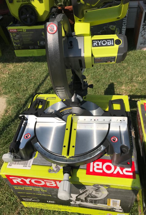 RYOBI 10 in. Compound Miter Saw with LED for Sale in Bakersfield, CA