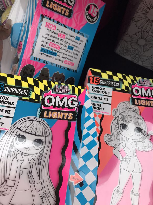 lol omg dolls neon