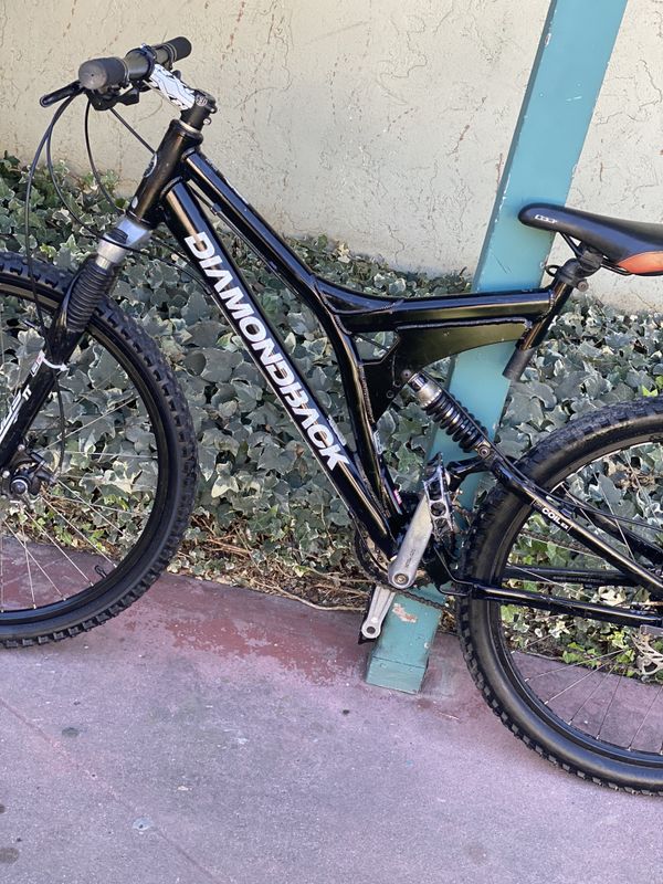 Diamondback coil ex full suspension mountain bike large frame 24 speeds