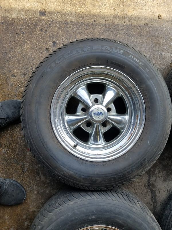 SS Cragar Rims and Tires 14 in. 5x4.75 bolt pattern for Sale in Chicago ...