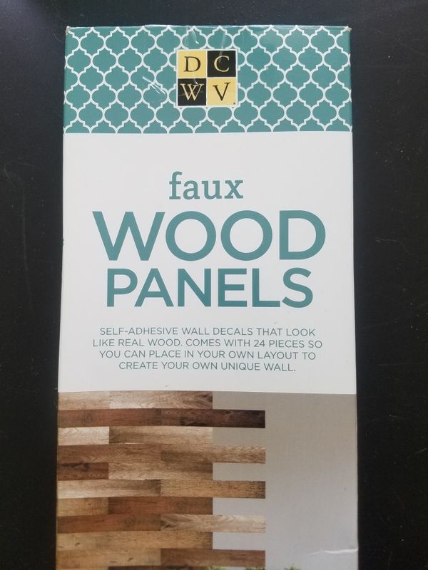 Wall Decal Faux Wood New Unused 24 Wall Decals for Sale in Miami, FL