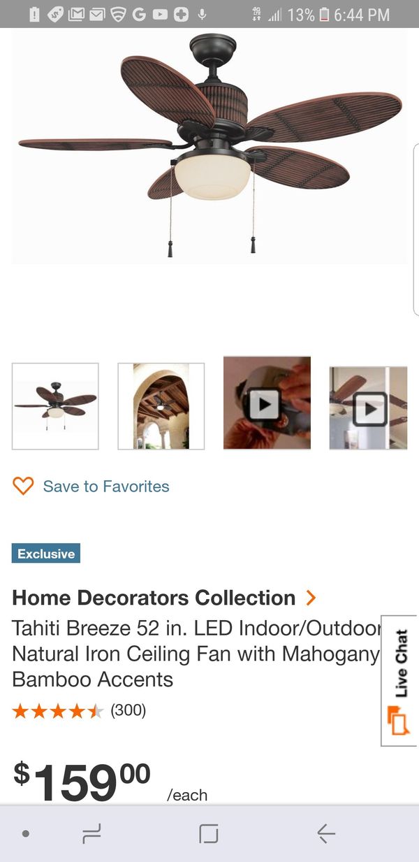 Brand New Ceiling Fan Still In Box For Sale In Monroe Nc Offerup