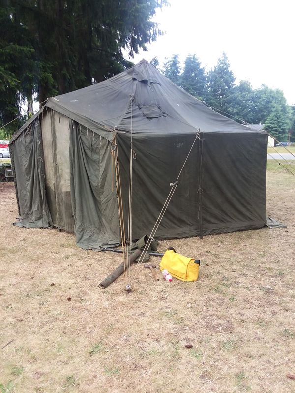 Small Gp Military Canvas Tent For Sale In Camano Island, Wa - Offerup