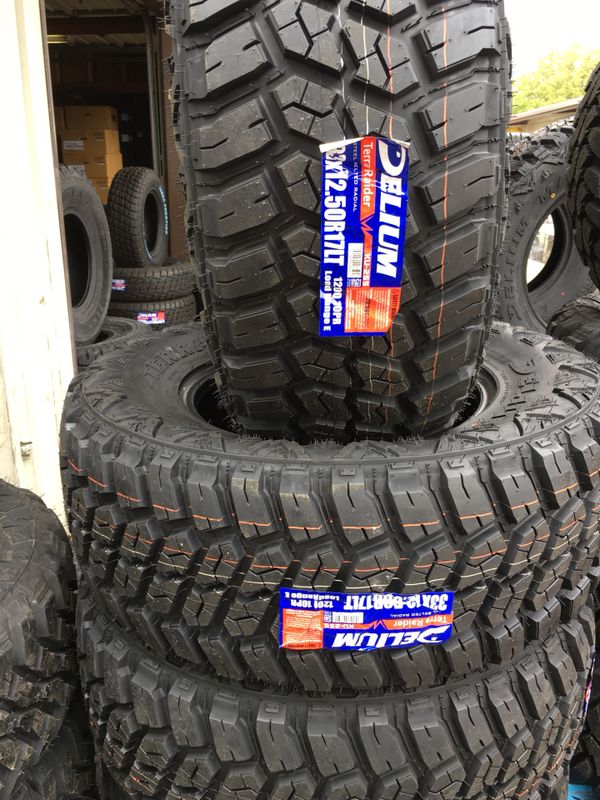33x12.5x17 Delium MT Tires Set for Sale in Grand Prairie, TX OfferUp