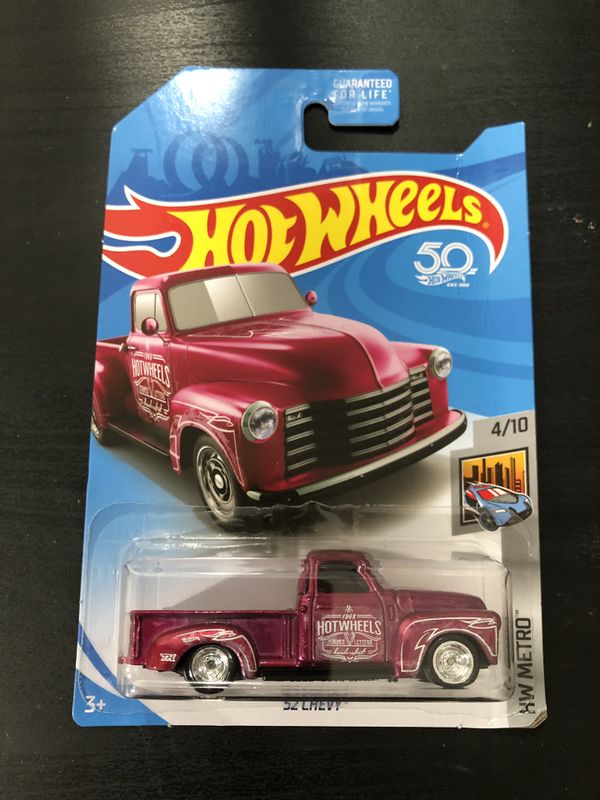 Hot Wheels ‘52 Chevy Pick Up Super Treasure Hunt for Sale in Lakewood ...