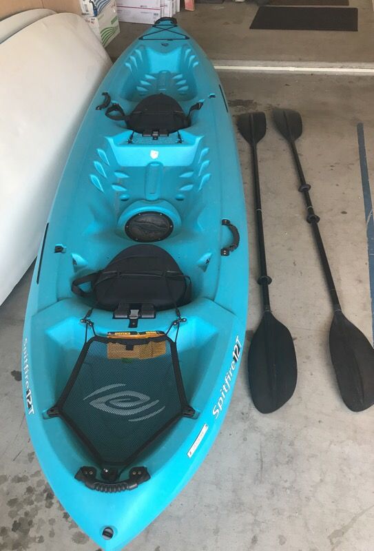 Emotion Spitfire 12T 2 Person Tandem 12' Kayak Blue for