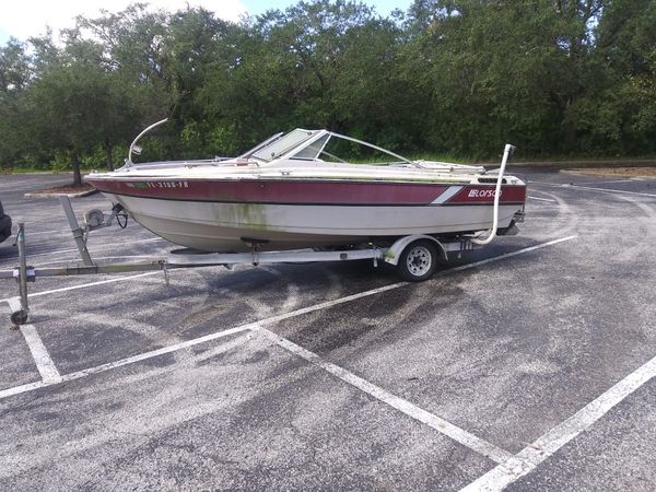 18 ft Larson boat and trailer have title boat and trailer 100 or best ...