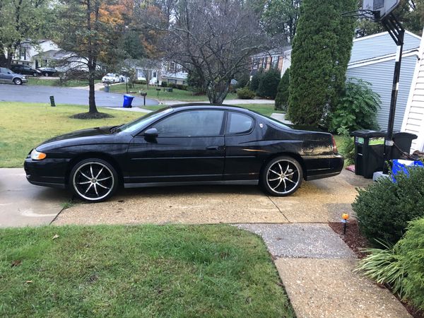 2000 SS Monte Carlo on 20 inch low profile custom rims for Sale in ...