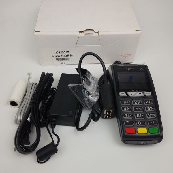 Ingenico iCT250 Credit/Debit Card Machine/Terminal w/ Chip Reader for ...