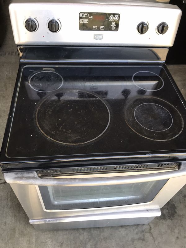 Maytag stainless steel ceramic glass top stove oven range DELIVERY for