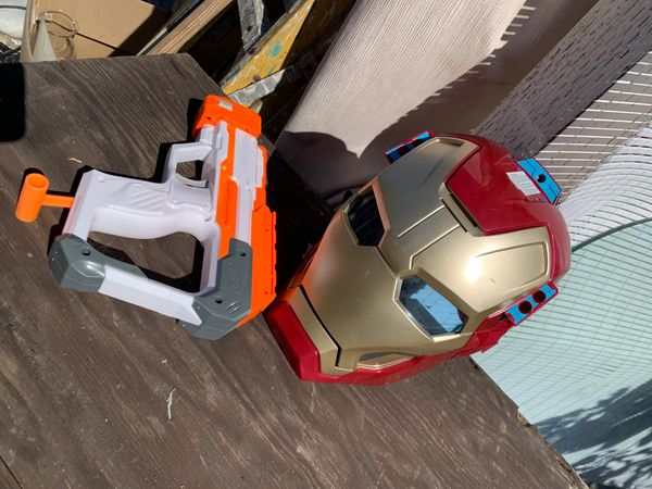 iron man nerf hand
