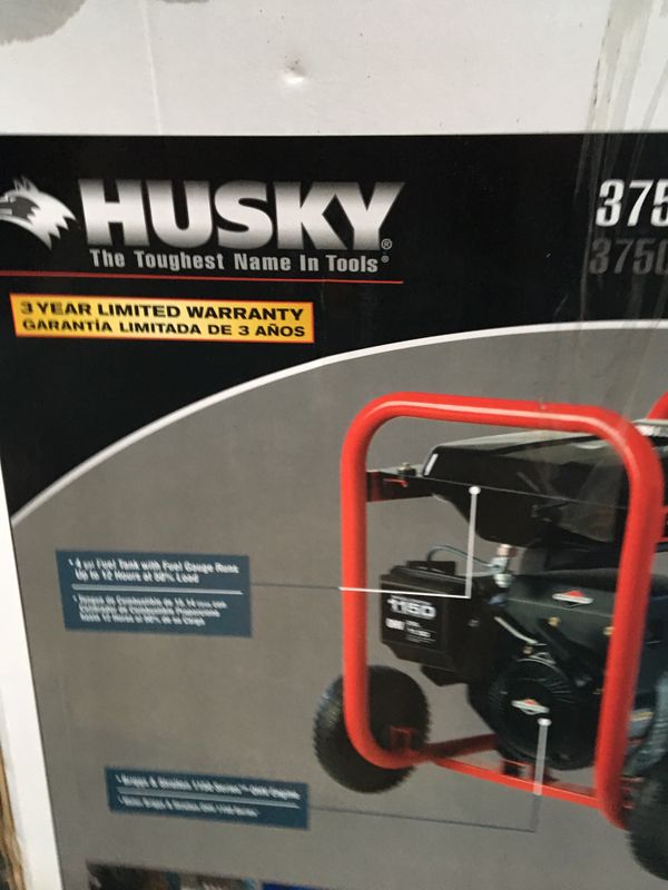 Husky 3750 watt portable generator for Sale in Thomaston, CT OfferUp
