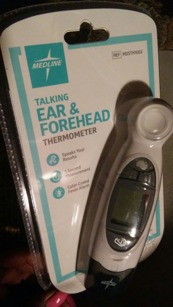 Medline Talking Ear and Forehead Thermometer New for Sale in Greensboro