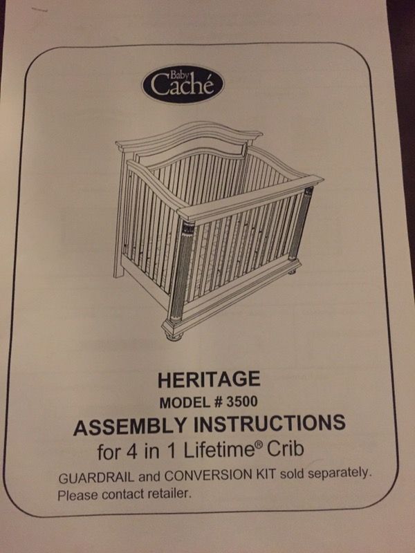 Baby Cache Heritage 4 In 1 Convertible Crib For Sale In Virginia