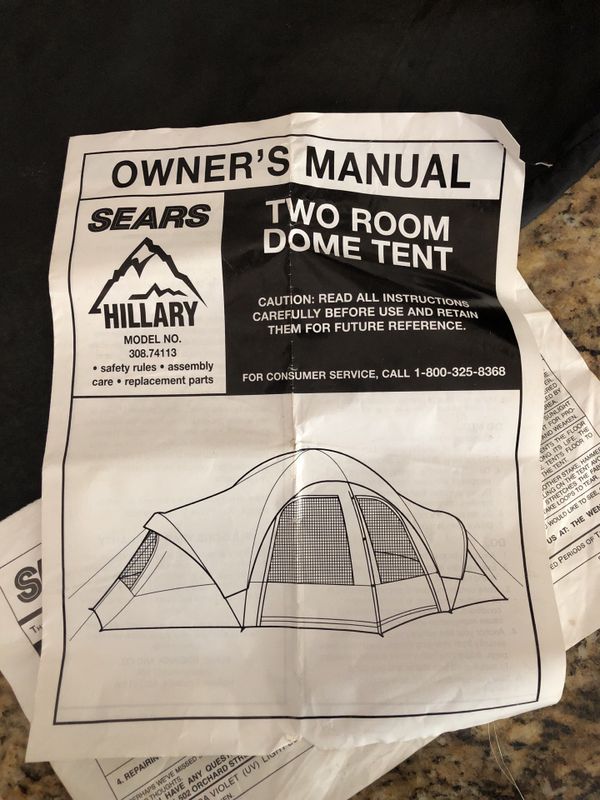 hillary two room tent