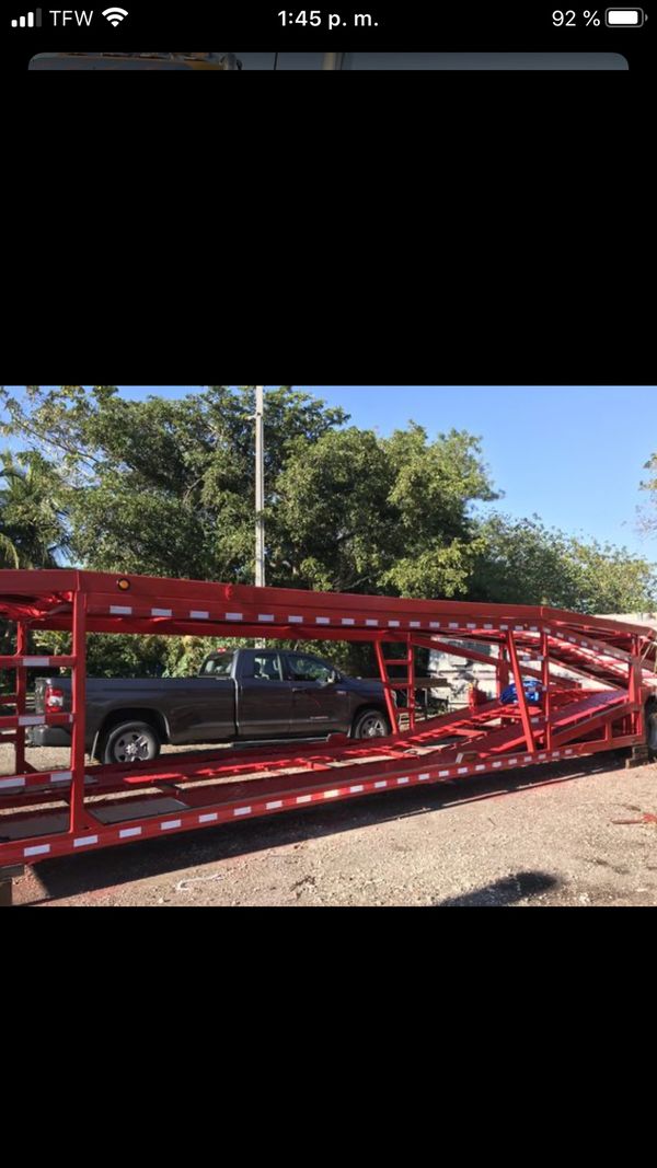 2002 Miller 7 Car Carrier Hauler Trailer for Sale in Miami, FL OfferUp