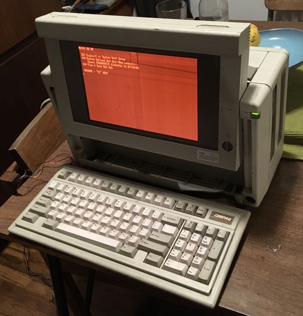 Vintage Compaq Portable 386 Computer for Sale in Los Angeles, CA OfferUp