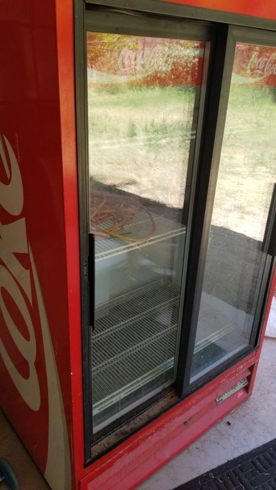 CocaCola Upright Drink Cooler with 2 Sliding Doors for Sale in El Mirage, AZ OfferUp