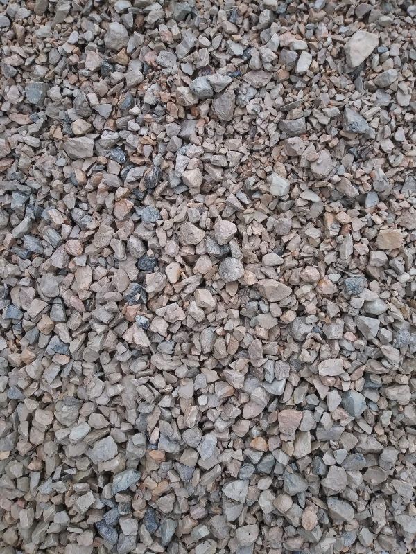 Crushed concrete, asphalt millings, pea gravel, top soil, cushion sand