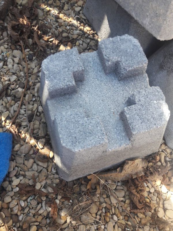 4x4 Concrete deck block You Mark The Price for Sale in