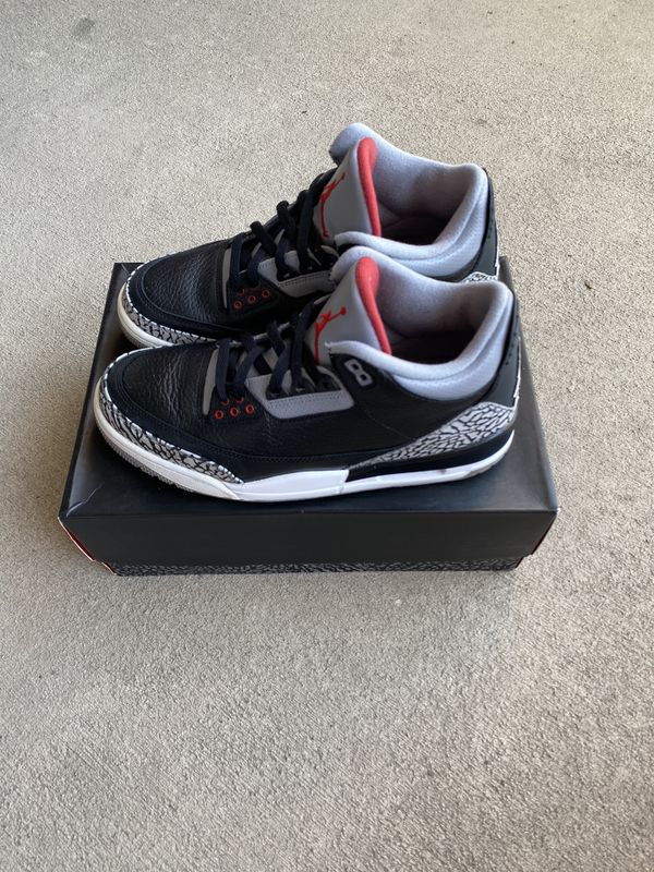 black cement 3s size 12