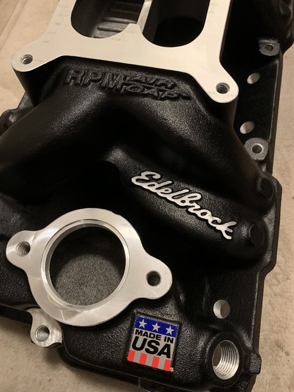 Edelbrock Small Block Chevy Performer Rpm Air Gap Intake Manifold For ...