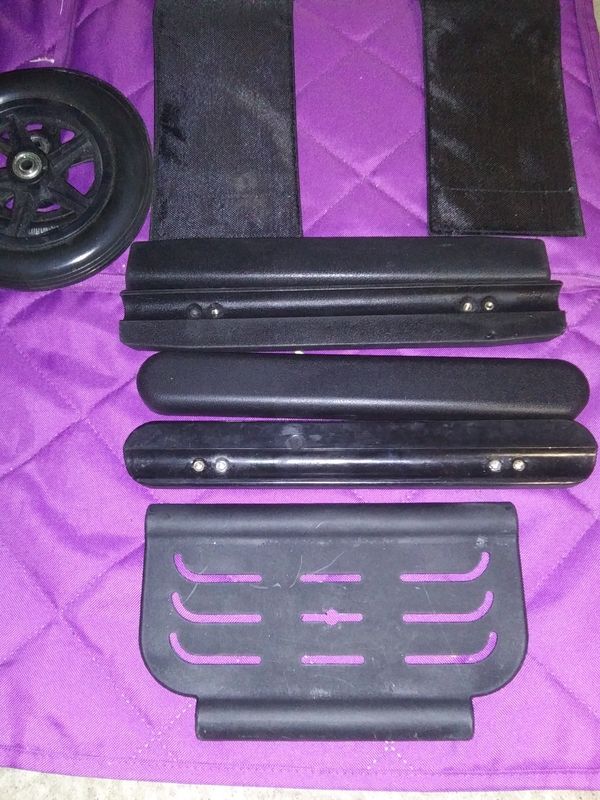 Air hawk power wheelchair parts like arm rest front or back wheels 3