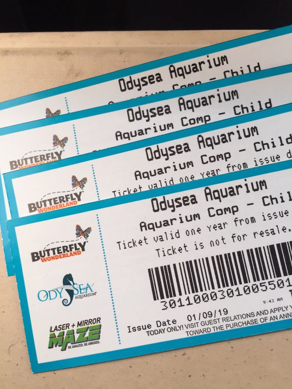 Odysea Aquarium tickets for Sale in Phoenix, AZ OfferUp