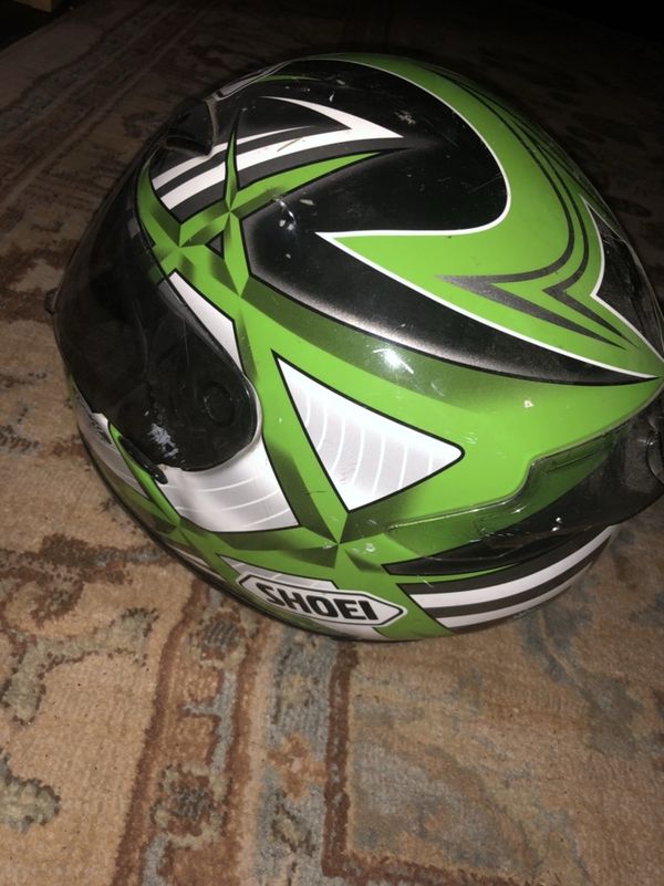 Motorcycle Helmet *Shoei (lime green & black) for Sale in Pasadena, TX