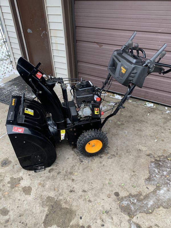 Poulan Pro 24” Snow Blower With Electric Start Run Good For Sale In