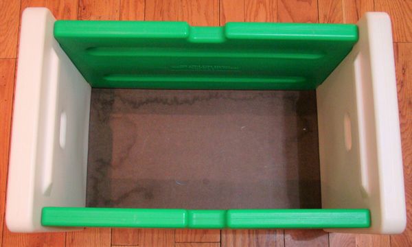 little tikes toy box blue and green