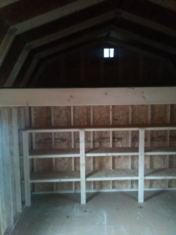 10x20 Lofted Barn Storage Shed Utility Building She'd Rent to Own
