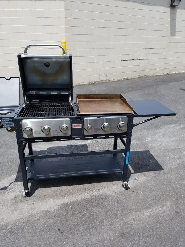 Outdoor Gourmet Triton 7-Burner Propane Grill and Griddle Combo for ...