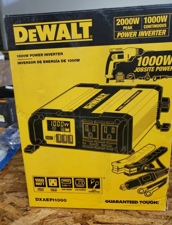 dewalt 1000w power inverter