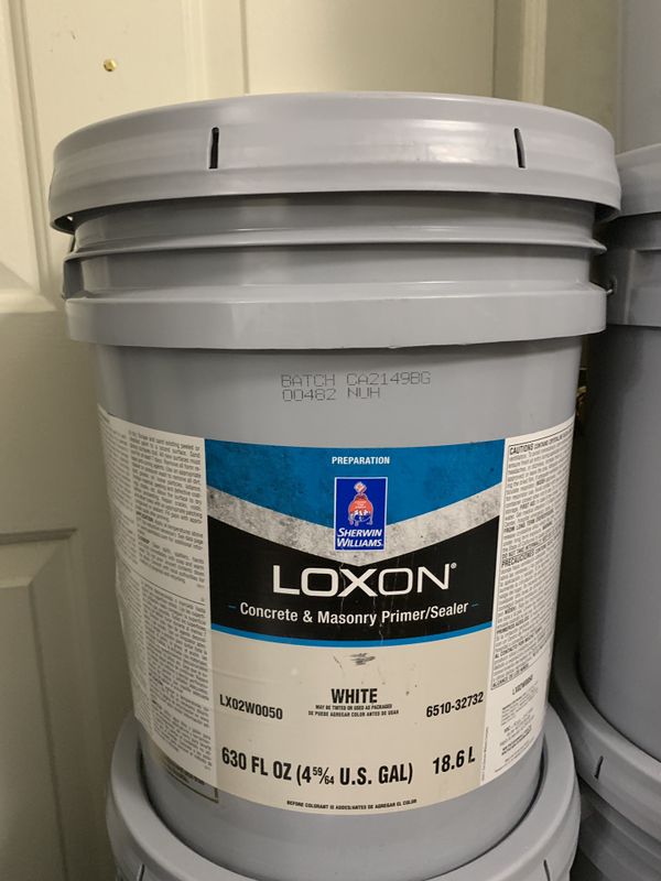 Loxon primer high quality (sealer) stucco and masonry. $50 each and