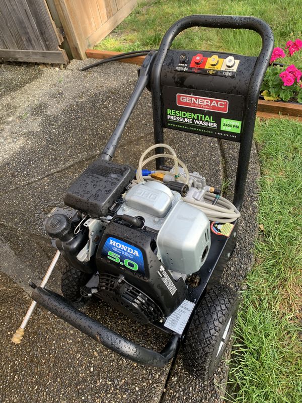 2,400 plus PSI Generac Pressure Washer with Honda GC160 5HP for Sale in ...