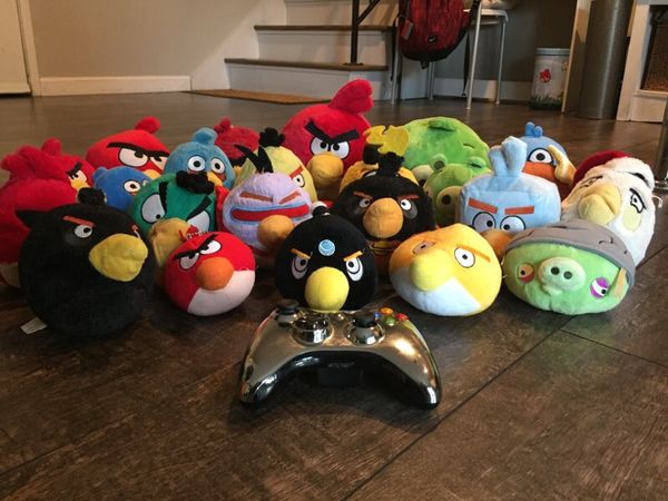 angry birds plush toys collection