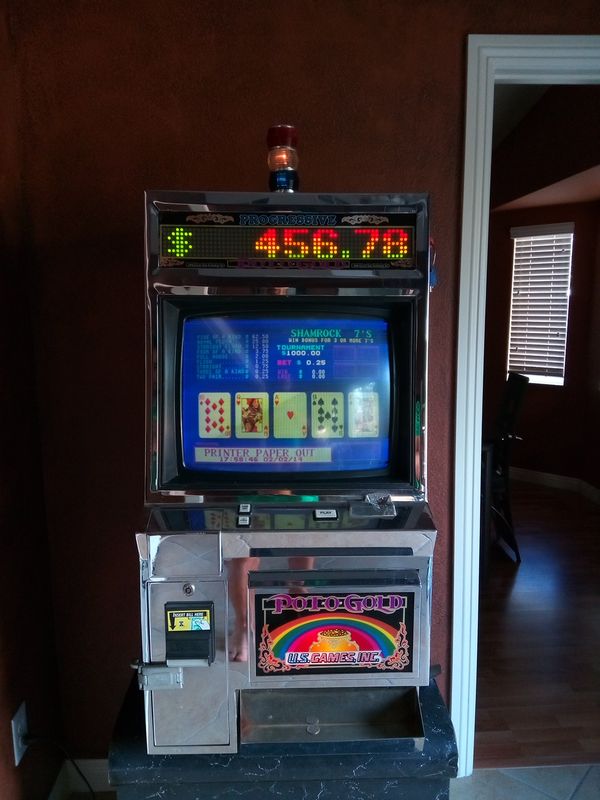 Slot machine. Not in working condition. Printer inside is broken and