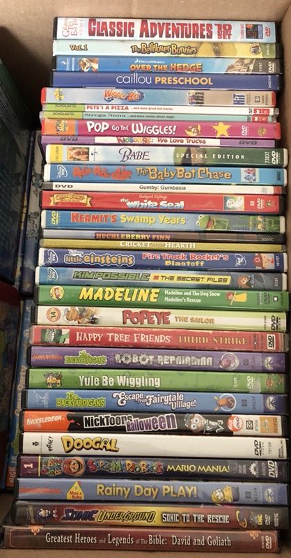 CHILDREN / KIDS DVD MOVIES- YOUR CHOICE $2 EACH- BOX #1 for Sale in ...