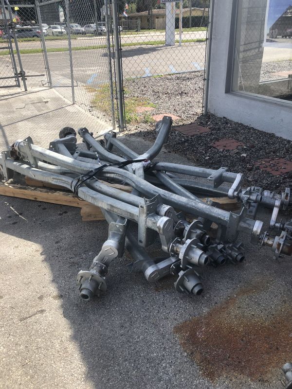 Dexter surplus axles. Torsion. All for 72” frame. Both 5 and 6 lug