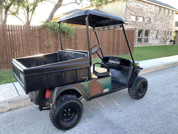 LIFTED 2014 EZGO Workhorse GAS Utility Cart Golf Cart for Sale in San