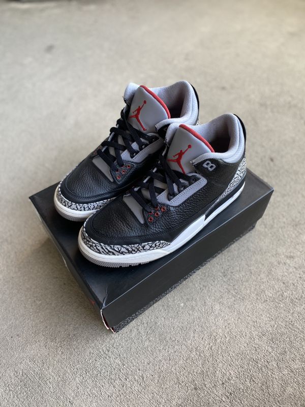 when did the black cement 3s come out