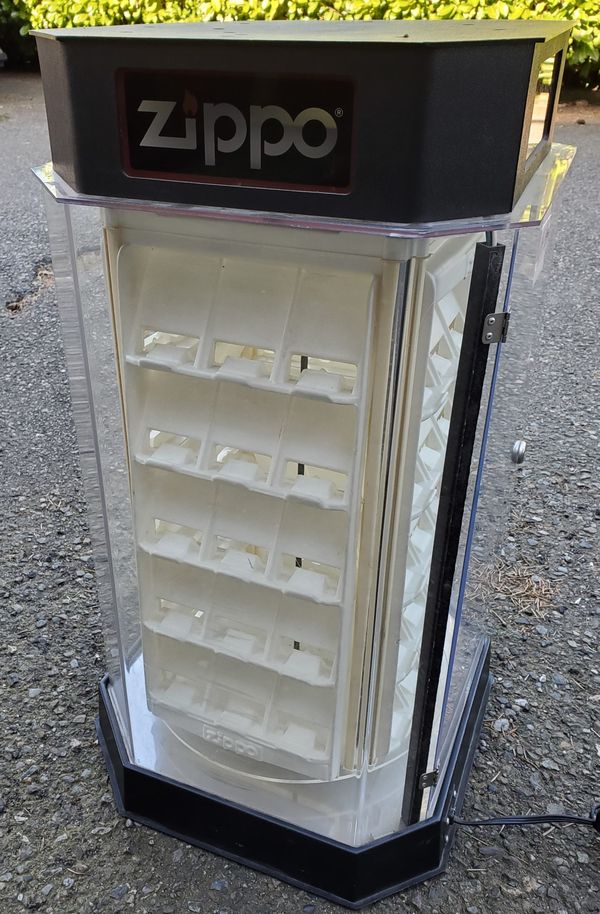Zippo lighter revolving display case for Sale in WA OfferUp
