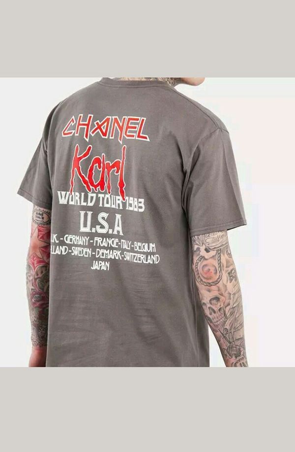iron maiden karl lagerfeld shirt