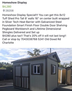 new and used shed for sale in charlotte, nc - offerup